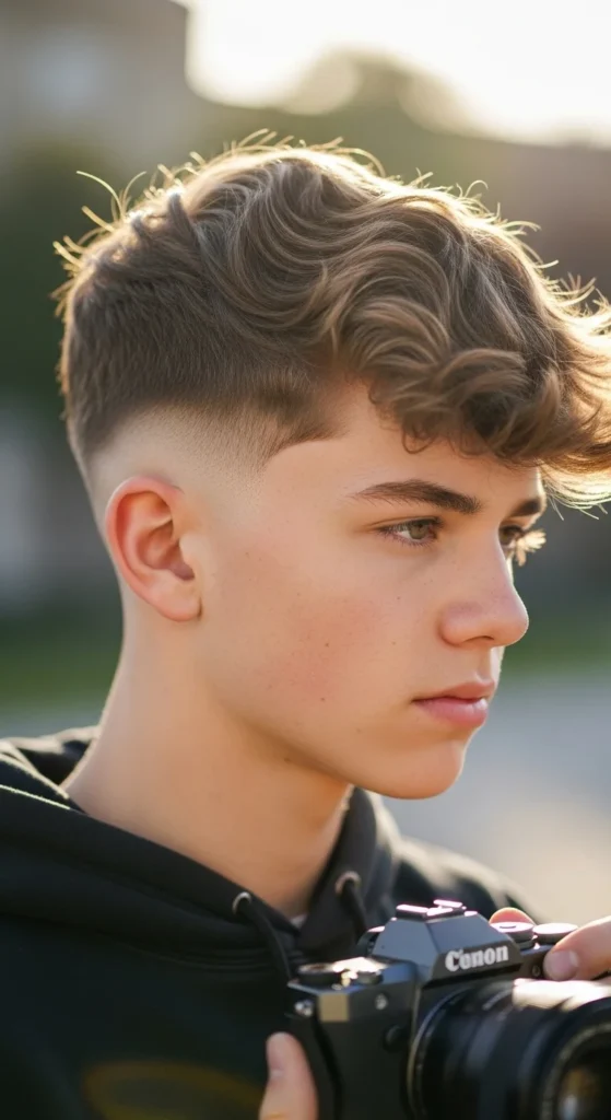 3. Wavy Fringe with Low Taper Fade.webp