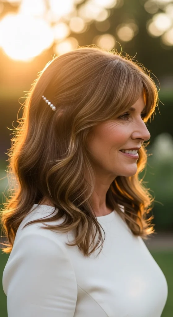 4. Curtain Bangs with Loose Waves.webp