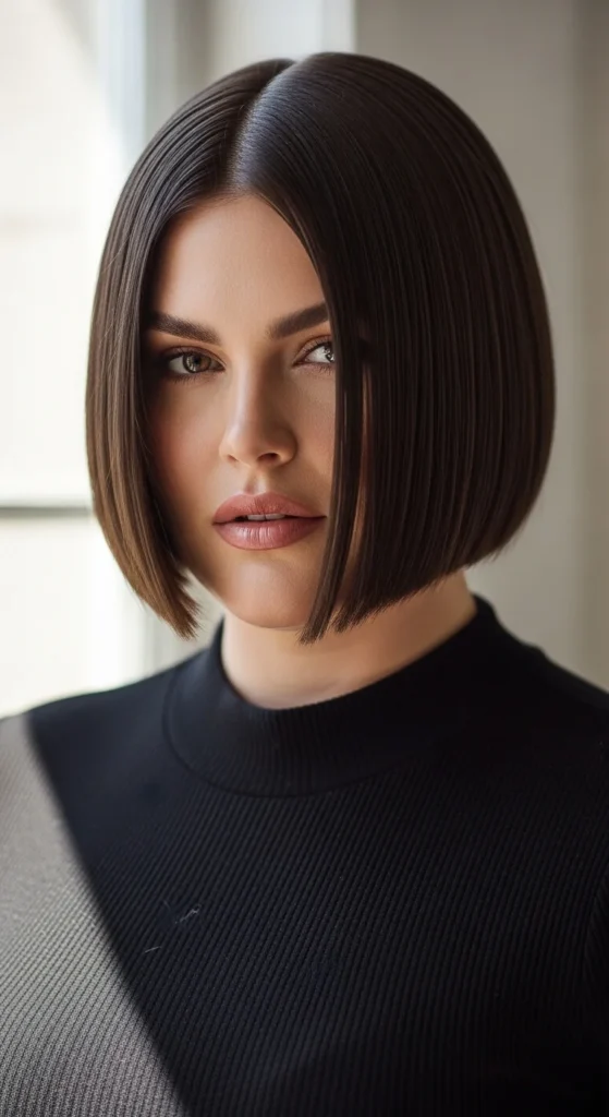 4. Deep Side Part Blunt Bob.webp