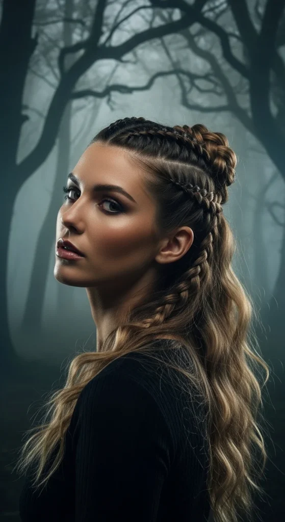 4. Dutch Braid Half-Up Witch Look.webp