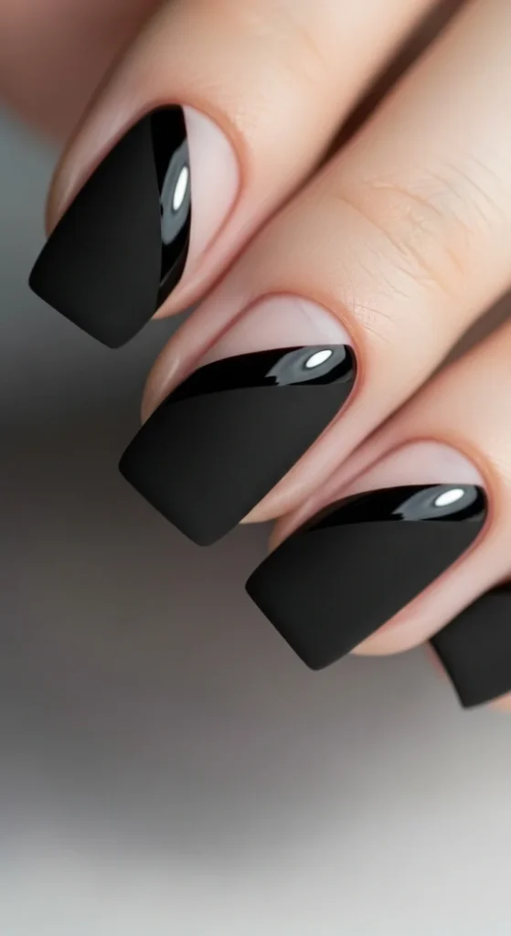 5. Matte and Glossy Contrast Combo .webp