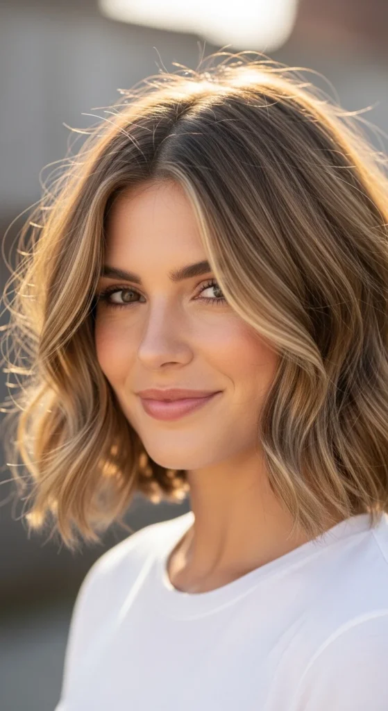 5. Textured Bob with Side Part Waves.webp