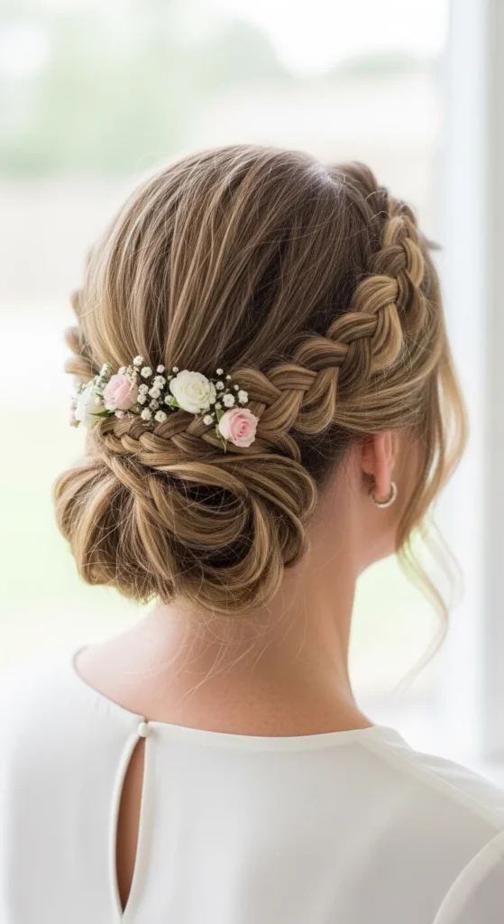 9. Braided Half-Up with Soft Waves.webp