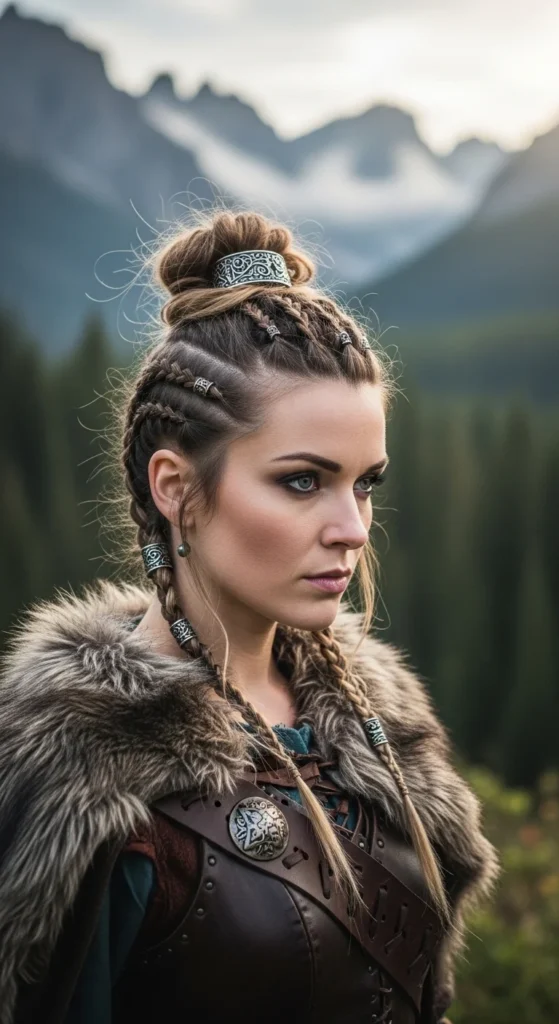 9. Braided Top Knot Viking Style.webp