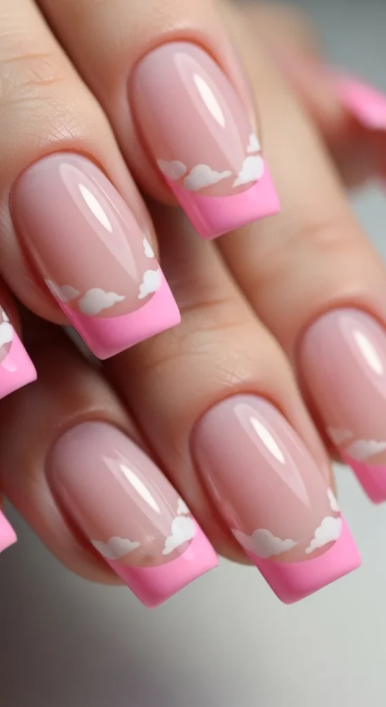 9. Milky Pink Base with Cloud Art.webp