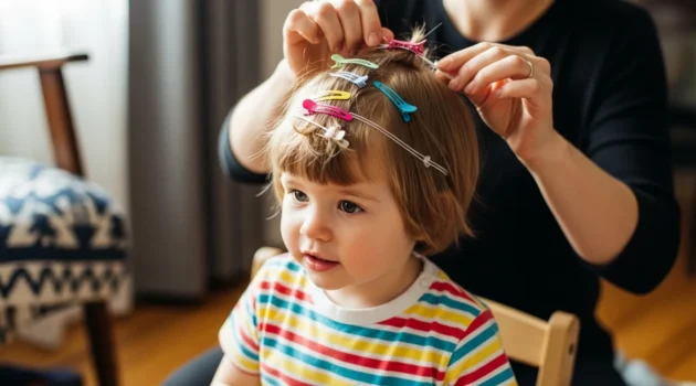 How to Do Hairstyles for Little Kids with Short Hair (Quick Clips and Mini Sections).webp