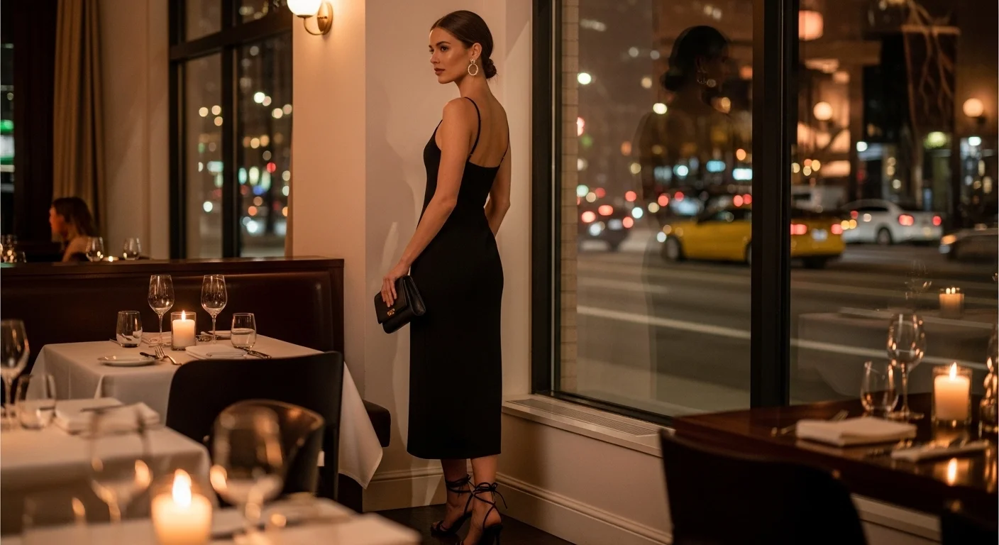 How to Style a Black Dress for Dinner Date for a Timeless Chic Look