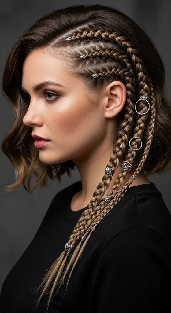 No-Braid Alternative Clip-In Viking Braids.webp