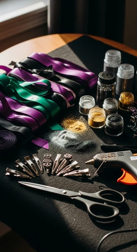 how to add clips and accessories to witch hair.webp