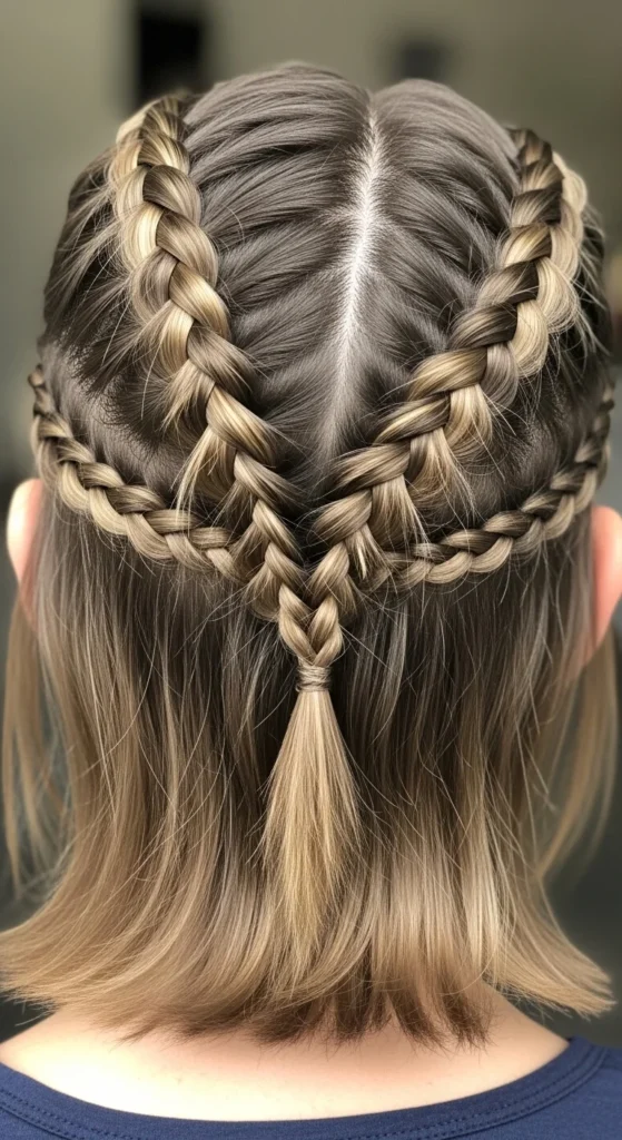 how to do viking braids on short hair.webp