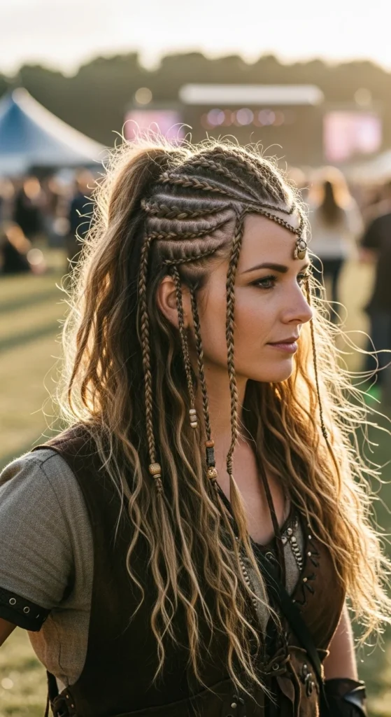 viking hairstyles for women for festival.webp