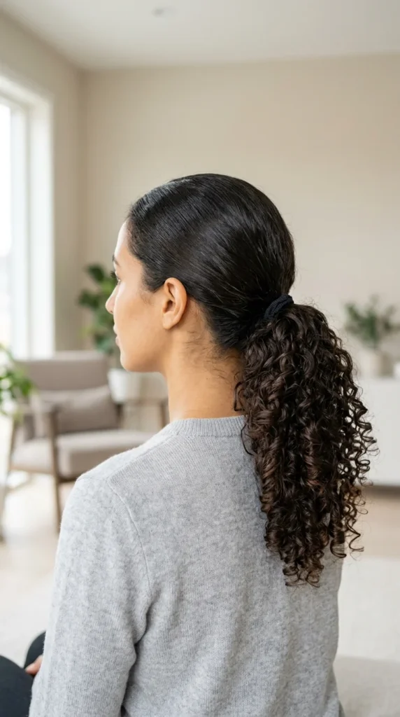12. Low Ponytail with Defined Crown.webp