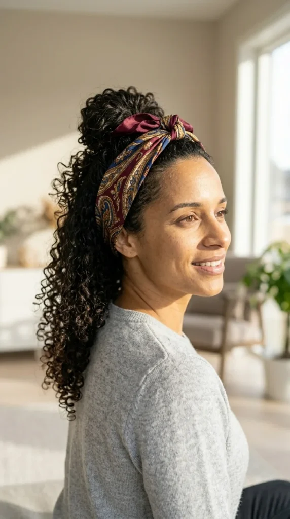 14. Headscarf Half-Up Style.webp