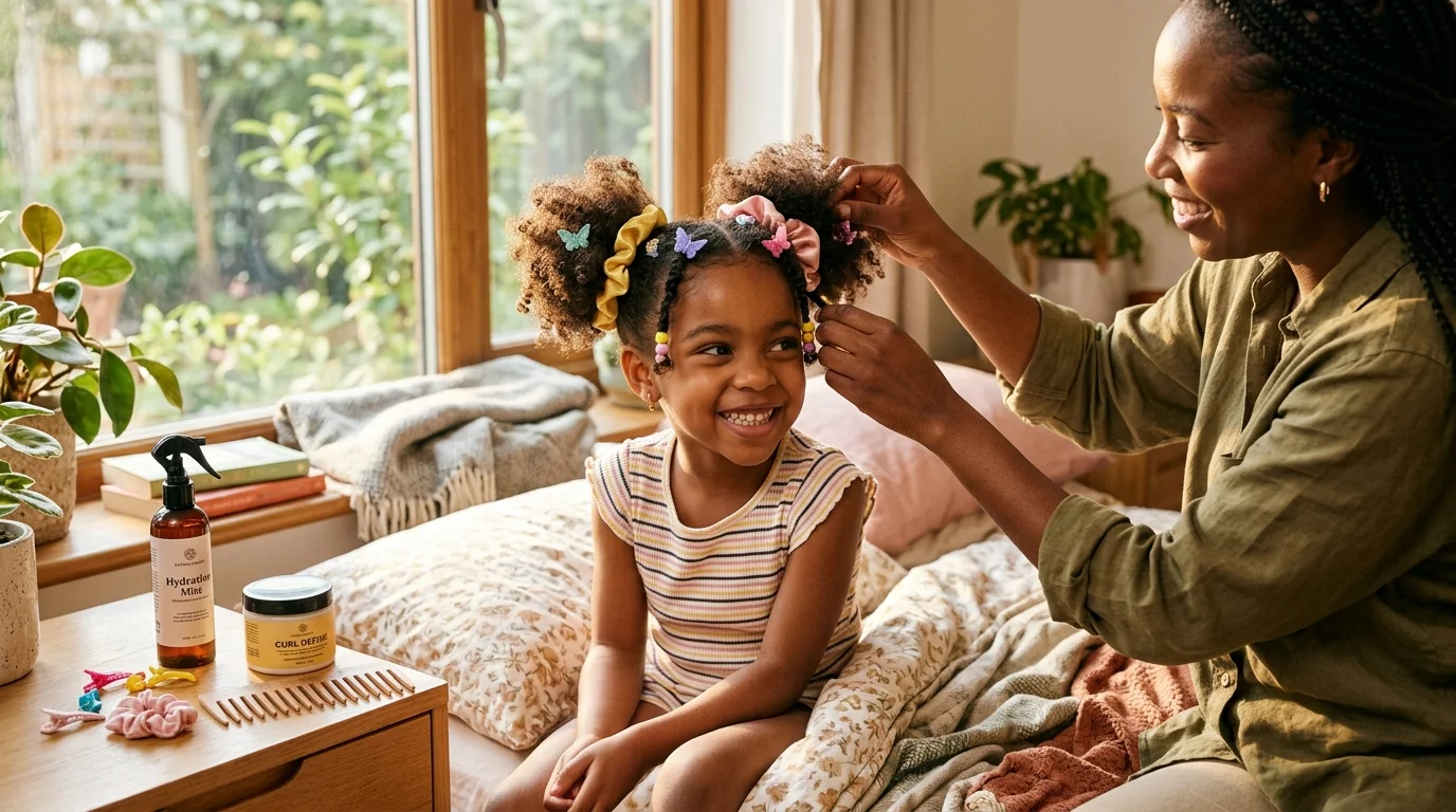 20 Stunning Hairstyles for Little Kids with Curly Hair for Defined, Frizz-Free Curls