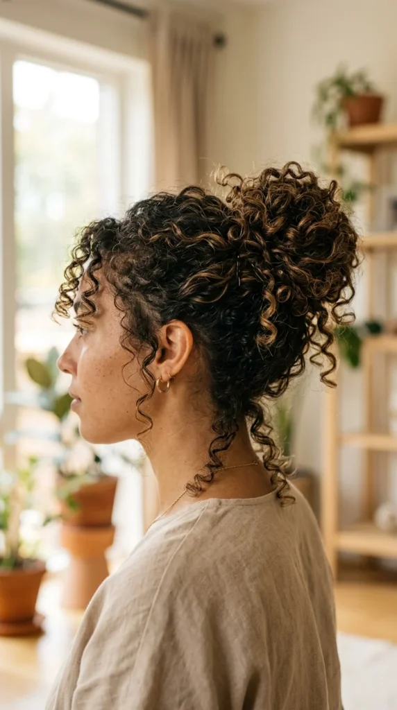 20. The Pin-Only Messy Curly Bun.webp