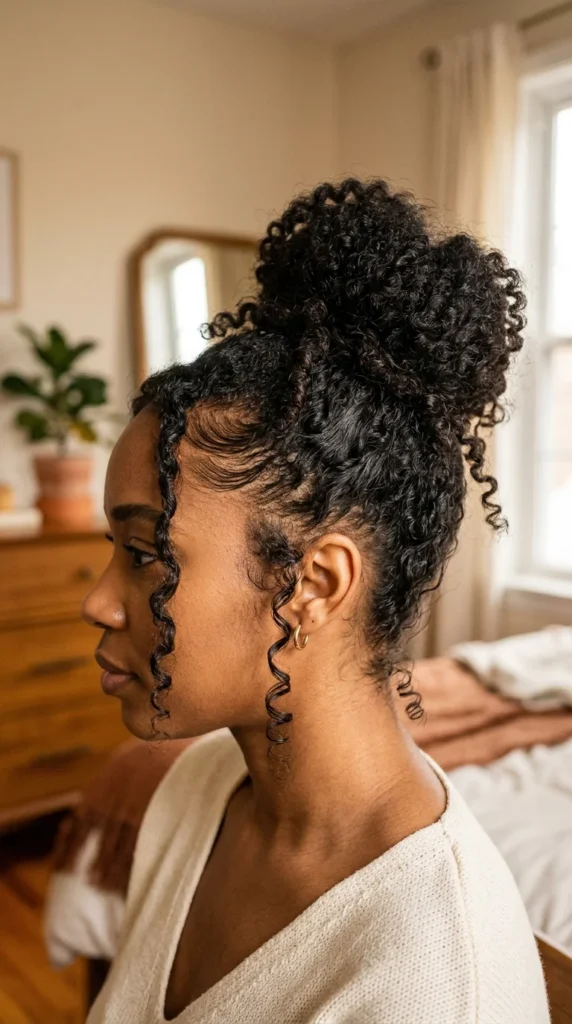 6. The Coily Protective Messy Bun.webp