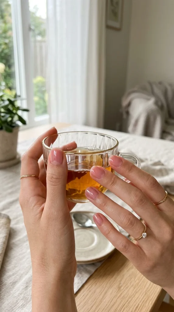 7. Jelly Pink Glass Nails.webp