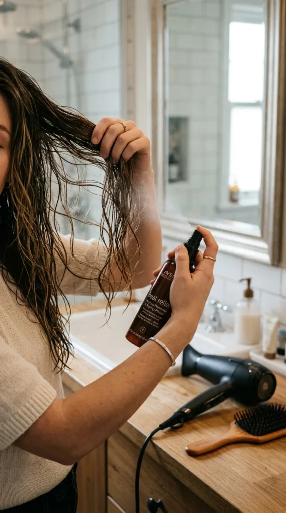 Heat Protectant Comes Before Any Styling.webp