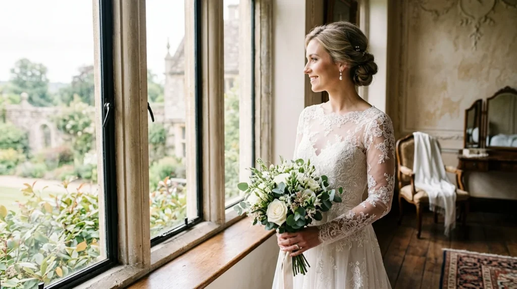 How to Accessorize a Long Sleeve Wedding Dress Without Overdoing It.webp