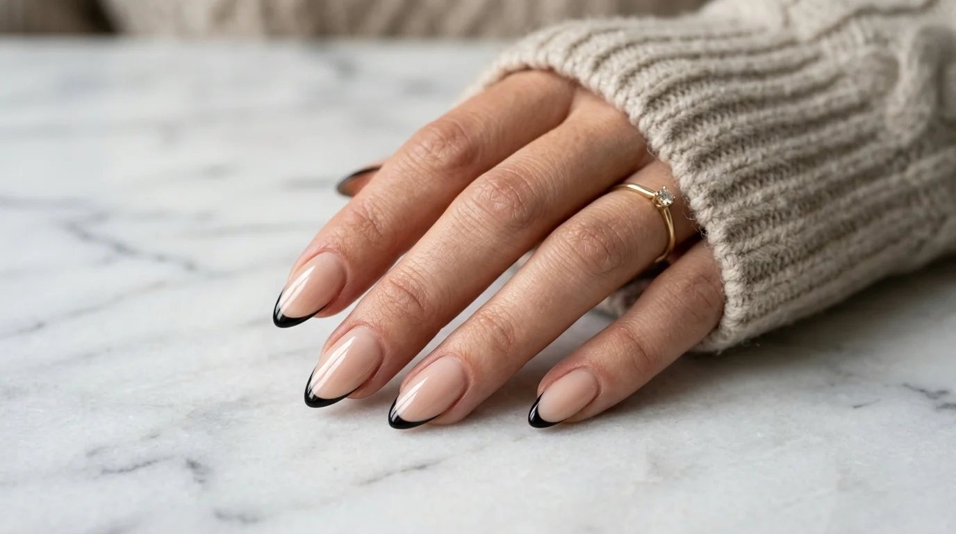 How to Create Black French Tip Nails for a Chic Modern Manicure