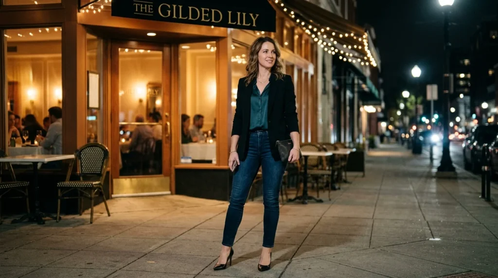 How to Wear Jeans for a Dinner Date Outfit Without Looking Too Casual.webp