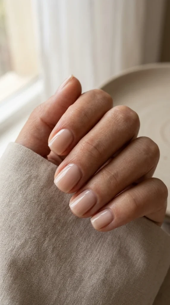1. Barely-There Nude Gel Nails.webp