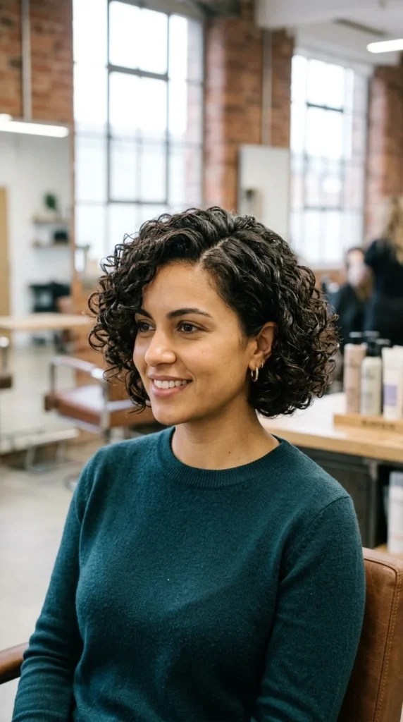 11. Curly Bob with Side Part Balance.webp