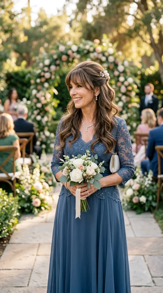 12. Half-Up Style with Curtain Bangs.webp