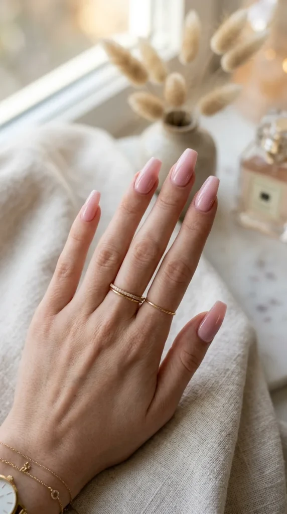12. Milky Pink Coffin Nails.webp