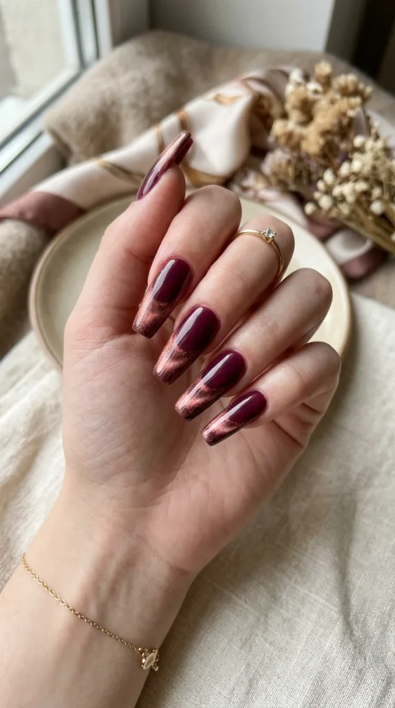 14. Velvet Magnetic French Nails.webp