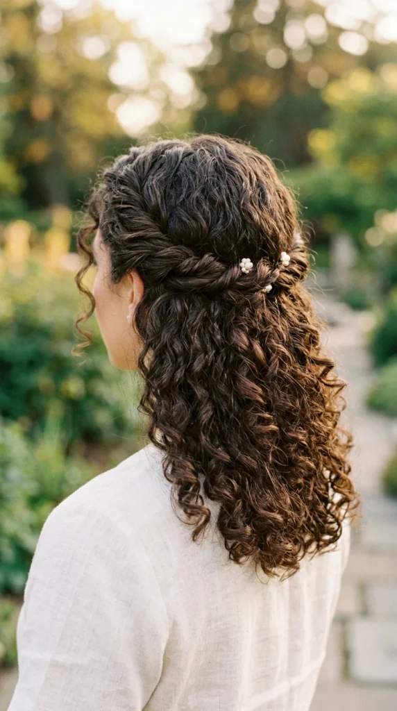 15. Side Twisted Half-Up Style for Thick Curls.webp