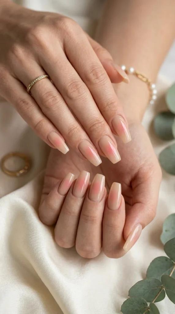 16. Aura Gradient Coffin French Nails.webp