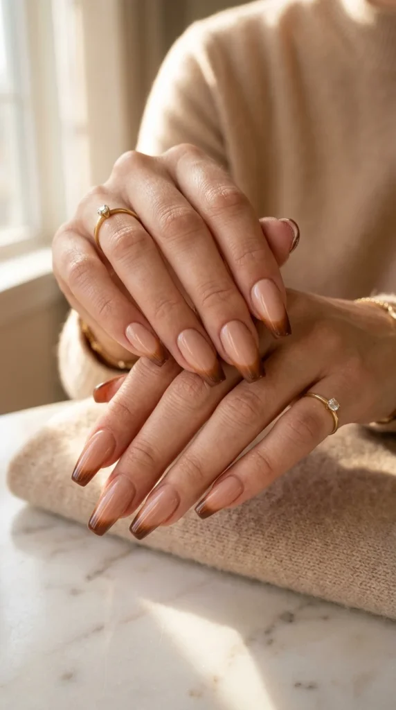 17. Brown Gradient French Tips.webp
