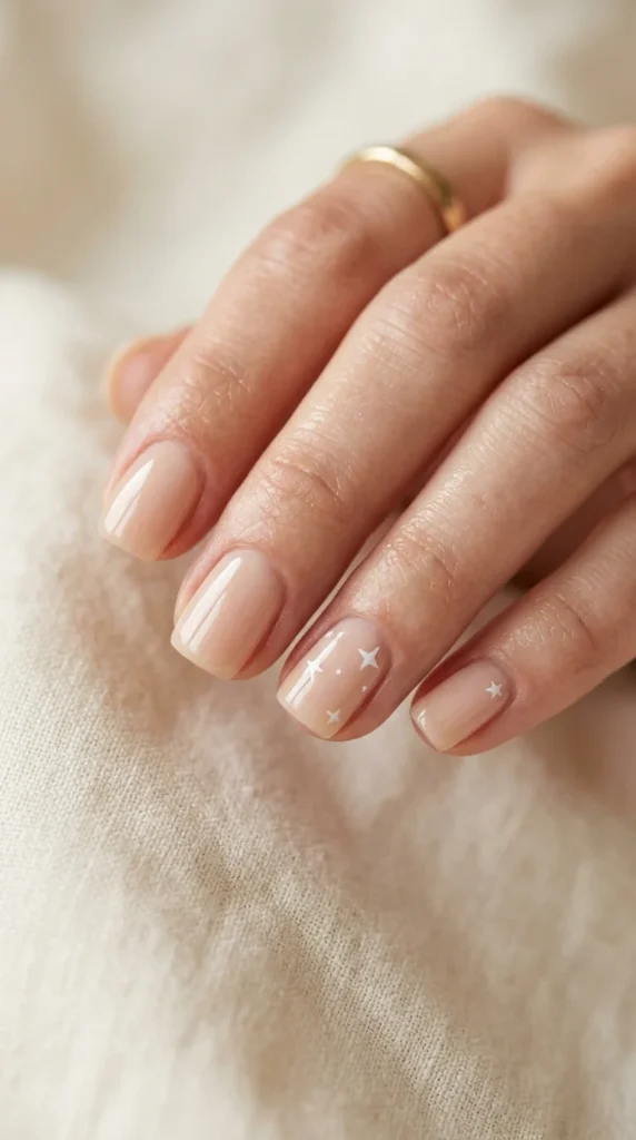17. Tiny Star Accent Nails.webp
