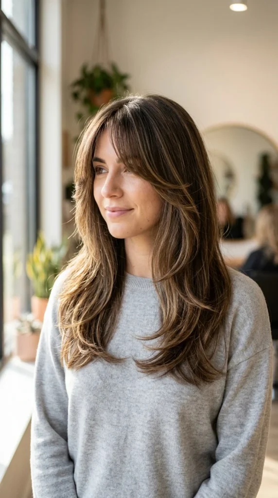 19. Long Layers With Soft Curtain Fringe.webp