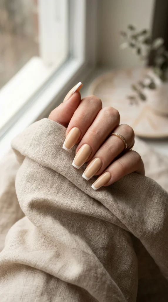 2. Butter Nude Base with Classic Tips.webp