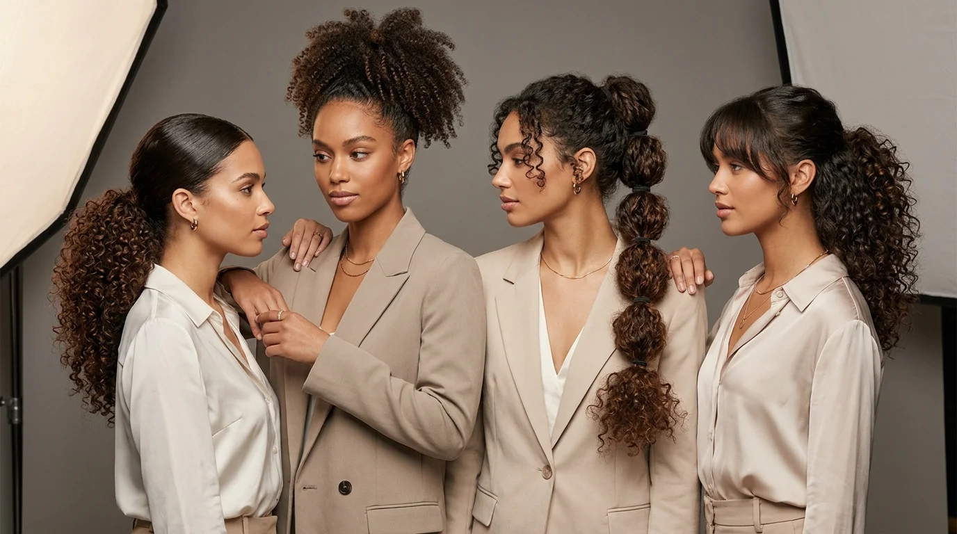 20 Cute Curly Ponytail Ideas That Look Effortlessly Polished
