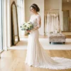 21 Elegant long sleeve lace wedding dress That Adds Romantic Detail Beautifully.webp