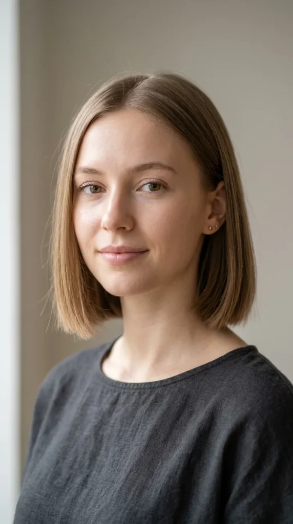 3. Classic Blunt Bob for Density Illusion.webp