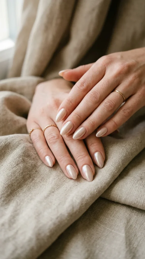 4. Glazed Chrome Neutral Nails.webp