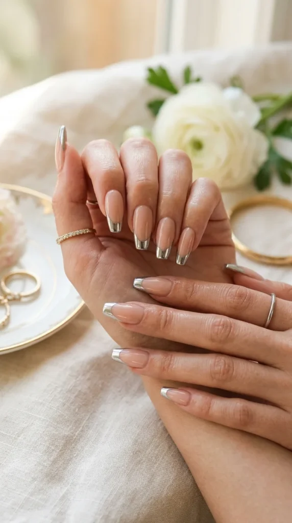 5. Chrome Edge French Tips.webp