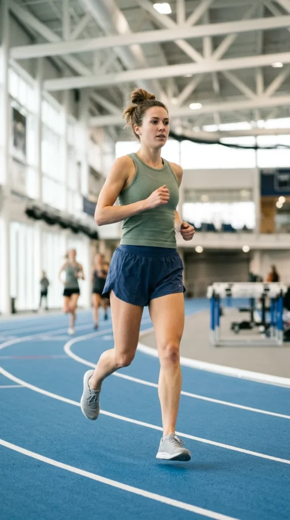 8. Loose Running Shorts with a Ribbed Tank.webp