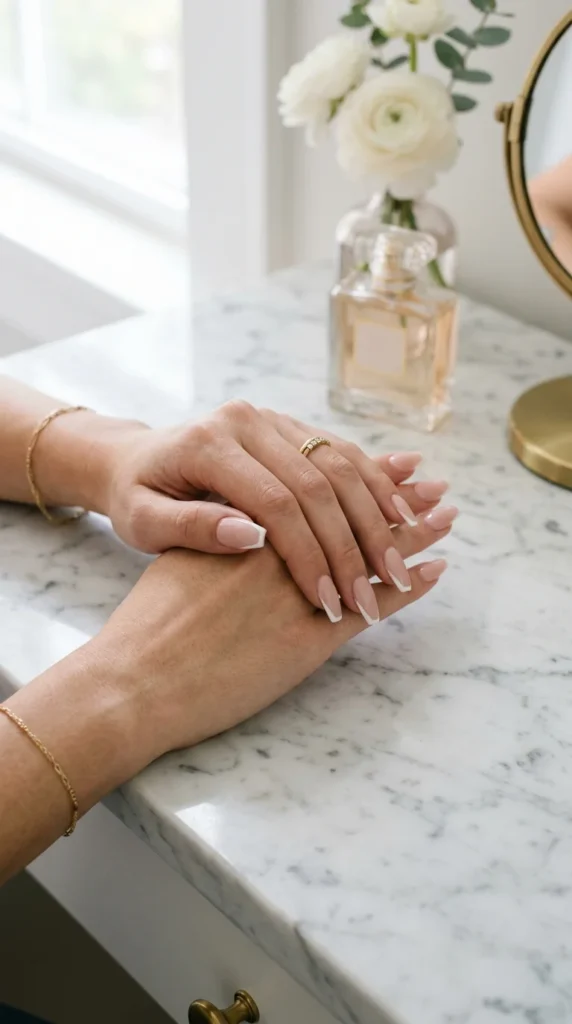Coffin French Nails.webp