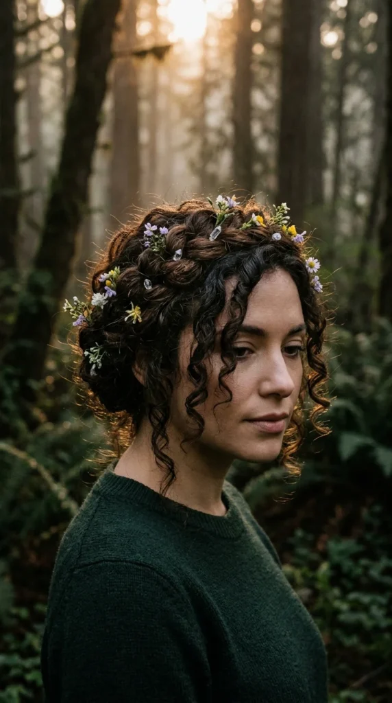1. Braided Crown with Wild Natural Curls.webp