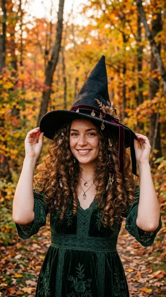 17. Curly Witch Hat Hairstyle.webp