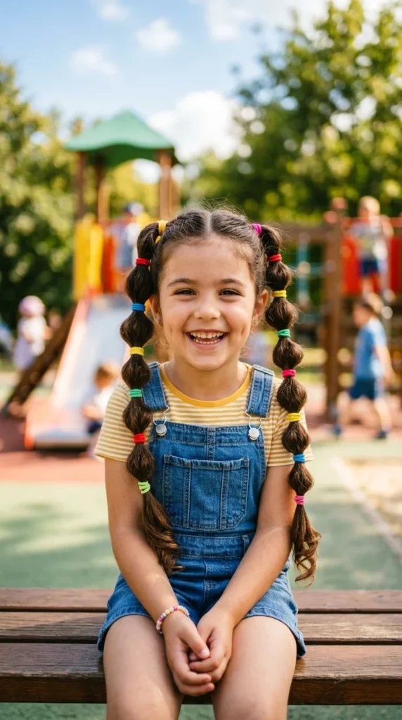 19. Bubble Braids with Colorful Elastics.webp